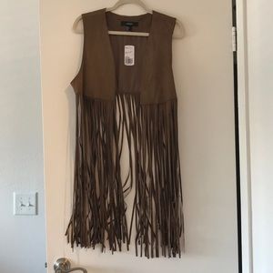 Fringe vest jacket